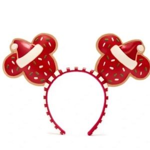 Disney Parks Christmas Cookie Ears Headband NWT O/S